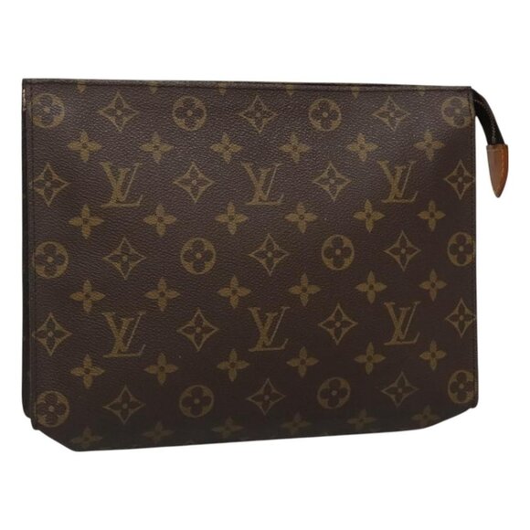 LOUIS VUITTON Monogram Poche Toilette 26 Pouch M47542 LV Auth 131260 - Picture 1 of 16
